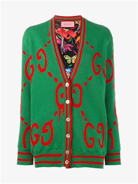 gucci colorful cardigan